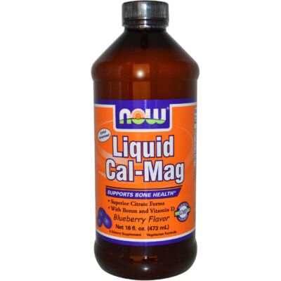 NOW Liquid Cal-Mag Berry