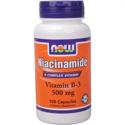 NOW Niacinamide B-3 500mg caps