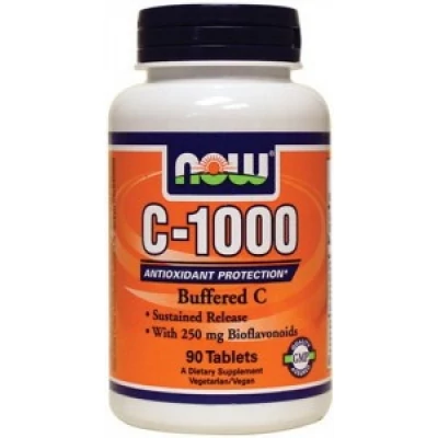 NOW C-1000 Complex 250mg bioflavonoiddal (90 tabletta)